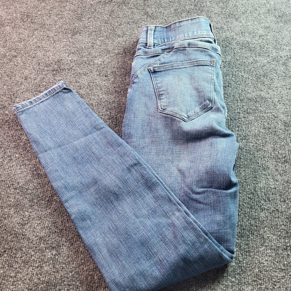 NY and Company The Boost Ultra High‎ Rise Skinny Jeans Women's Size 4 Distressed